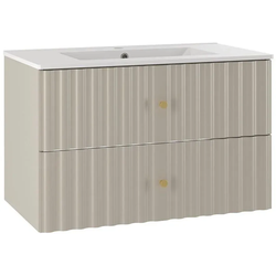 BADMÖBEL 80cm Izae 2er-Set Kaschmir