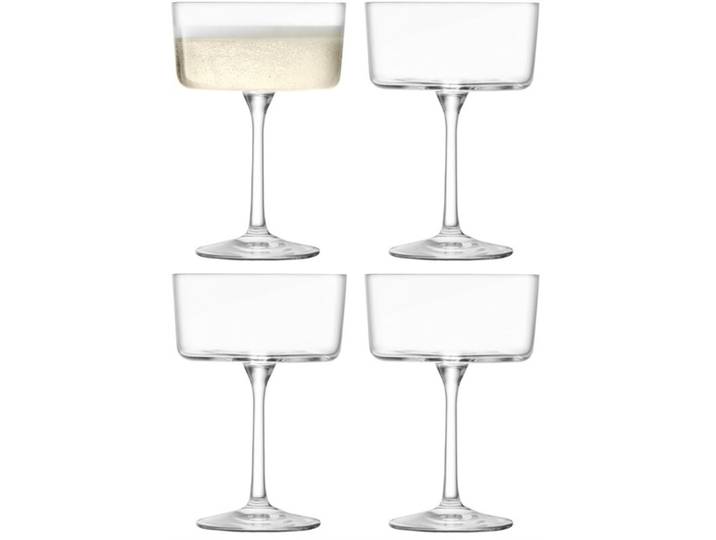 LSA International Champagnergläser-Set LSA transparent Glas H 13.2 cm 0.23 l 4 Stk