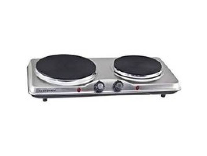 Plaque de Cuisson Electrique - BEPER - 90.825 - Argent - 1000 W - Double Plaque