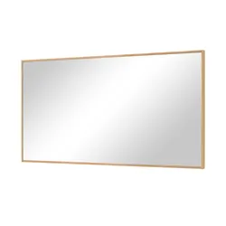 Spiegel 119 x 62 cm  ¦ holzfarben ¦ Glas,Aluminium ¦ Maße (cm): B: 119 H: 62 T: 4.0