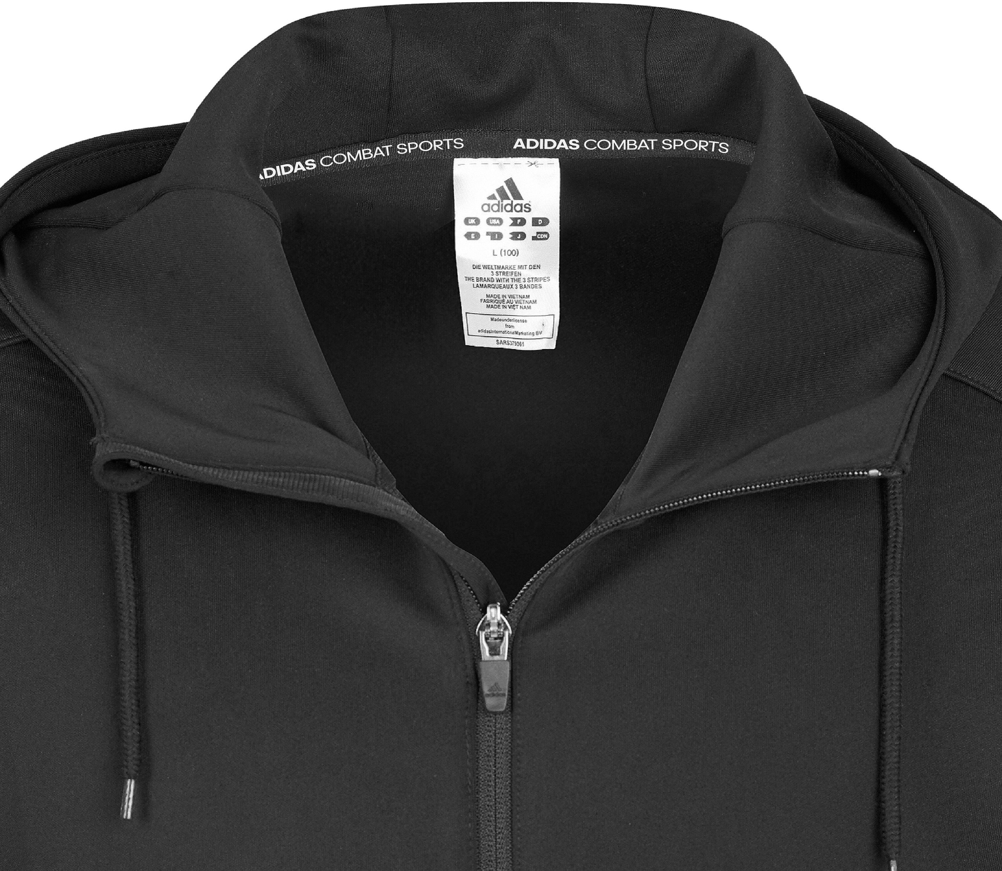 Trainingsjacke ADIDAS PERFORMANCE "Tracksuit Jacket" Gr. XXL, schwarz, Jacken, Herren, XXL, Obermaterial: 100% Polyester, Trainingsjacke schwarz XXL