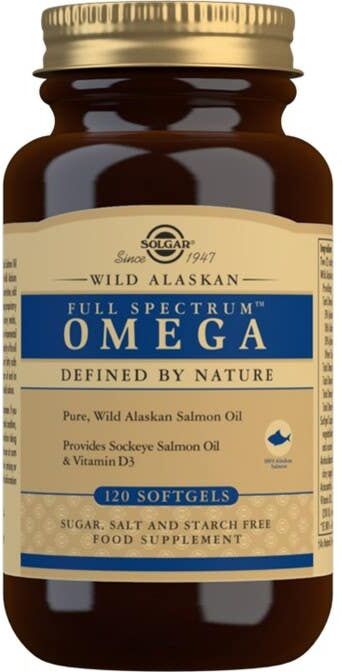 Solgar Full Spectrum Omega Salmon Oil 120 perlas
