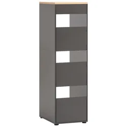 Mehrzweckschrank Solea Anthrazit/Eiche