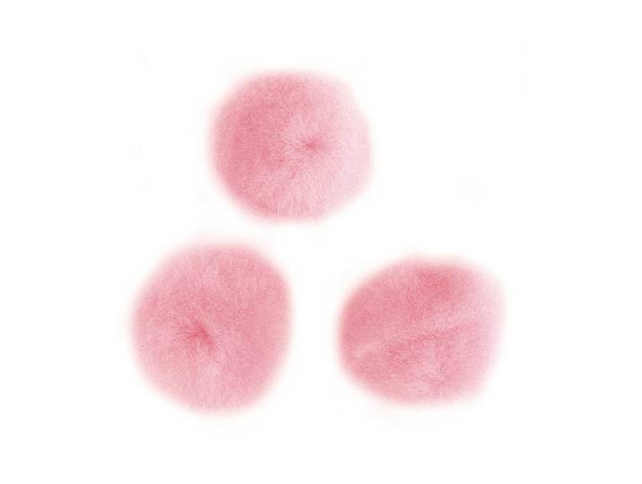 Rayher Pompons Rosa 15 mm 60 Stück