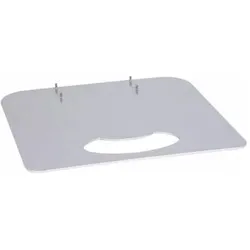 Zomo Pro Stand Baseplate Silber, DJ Möbel, Silber