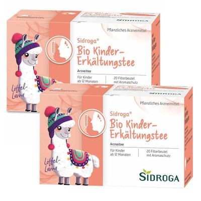 Sidroga Bio Kinder-Erkältungstee Filterbeutel Doppelpack 2x20x1,5 g Tee