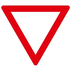 Moravia, Sicherheitskennzeichnung, PROline-thermo Bodenmarkierung Symbol "Kein Vortritt"