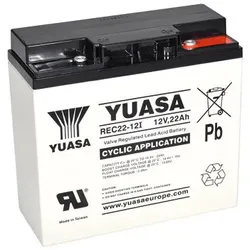 1x Yuasa Blei-Akku REC22-12I Pb 12V / 22Ah Zyklenfest, M5 Innengewinde