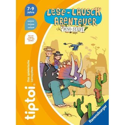 tiptoi® Lese-Lausch-Abenteuer - Dino-Stadt, Gebundene Ausgabe von Annette Neubauer, Ravensburger Verlag GmbH, 978-3-473-49276-3