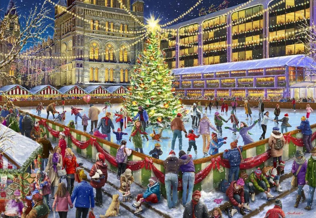 Bluebird Puzzle Kerstpuzzel IJspret - 1000 stukjes