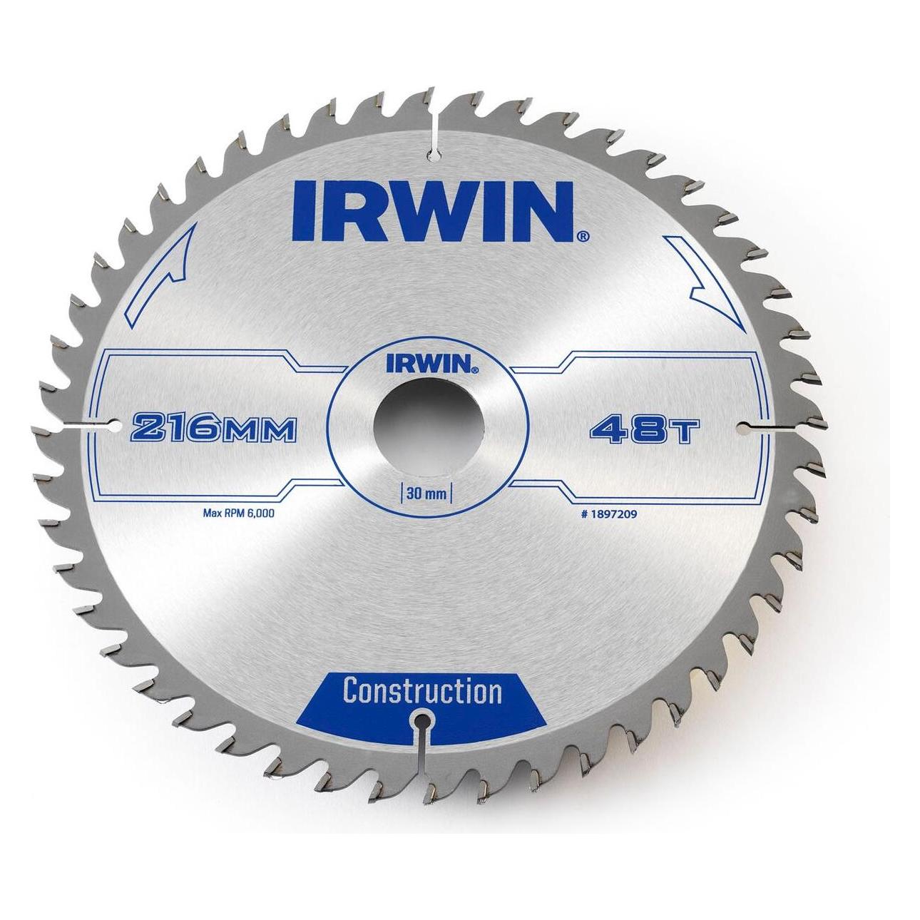 Irwin 1897209 Kreissägeblatt mit ATB Mahlgrössen Zahn (1897209)