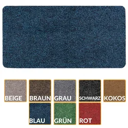 Fußabtreter Schmutzfangmatte Fußmatte Sauberlaufmatte Fußabstreifer Eingang POET Mehrfarbig - Blau, 40 x 80 cm