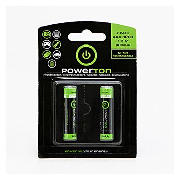 Powerton Batterie AAA (2 Stk., AAA, 900 mAh) (8590274569171)