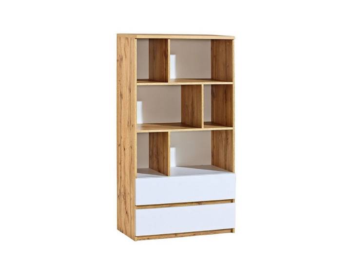 Feldmann-Wohnen Highboard Arcca (1 St), 80cm Wotan Eiche / weiß