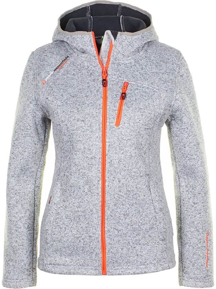 Peak Mountain Fleecejacke "Alaine" in Grau - L
