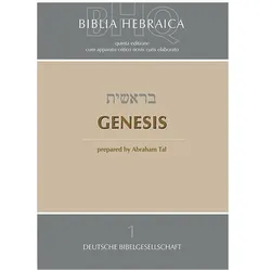 Biblia Hebraica Quinta (BHQ). Gesamtwerk zur Fortsetzung / Genesis, Fachbücher von Abraham Tal