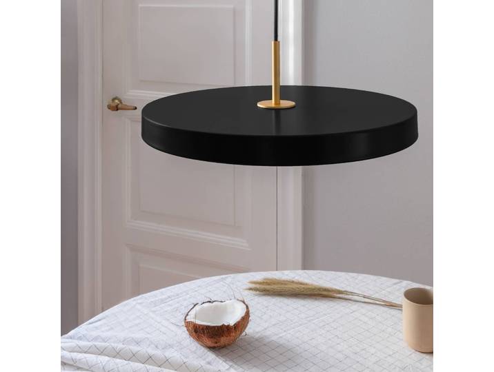 UMAGE Hängeleuchte Asteria medium, dimmbar, schwarz, für Wohn- / Esszimmer, Aluminium, Design