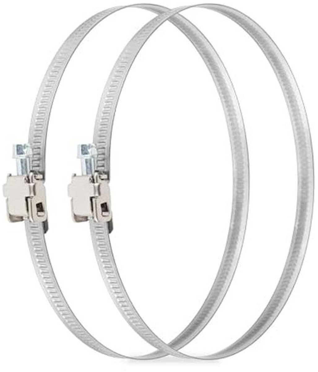 Professionele Slangklemmen Set van 2 Roestvrijstalen Klemmen 100 mm