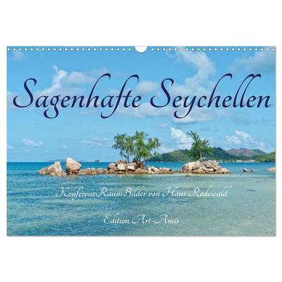 Sagenhafte Seychellen - Idylle im Indischen Ozean (Wandkalender 2026 DIN A3 quer), CALVENDO Monatskalender