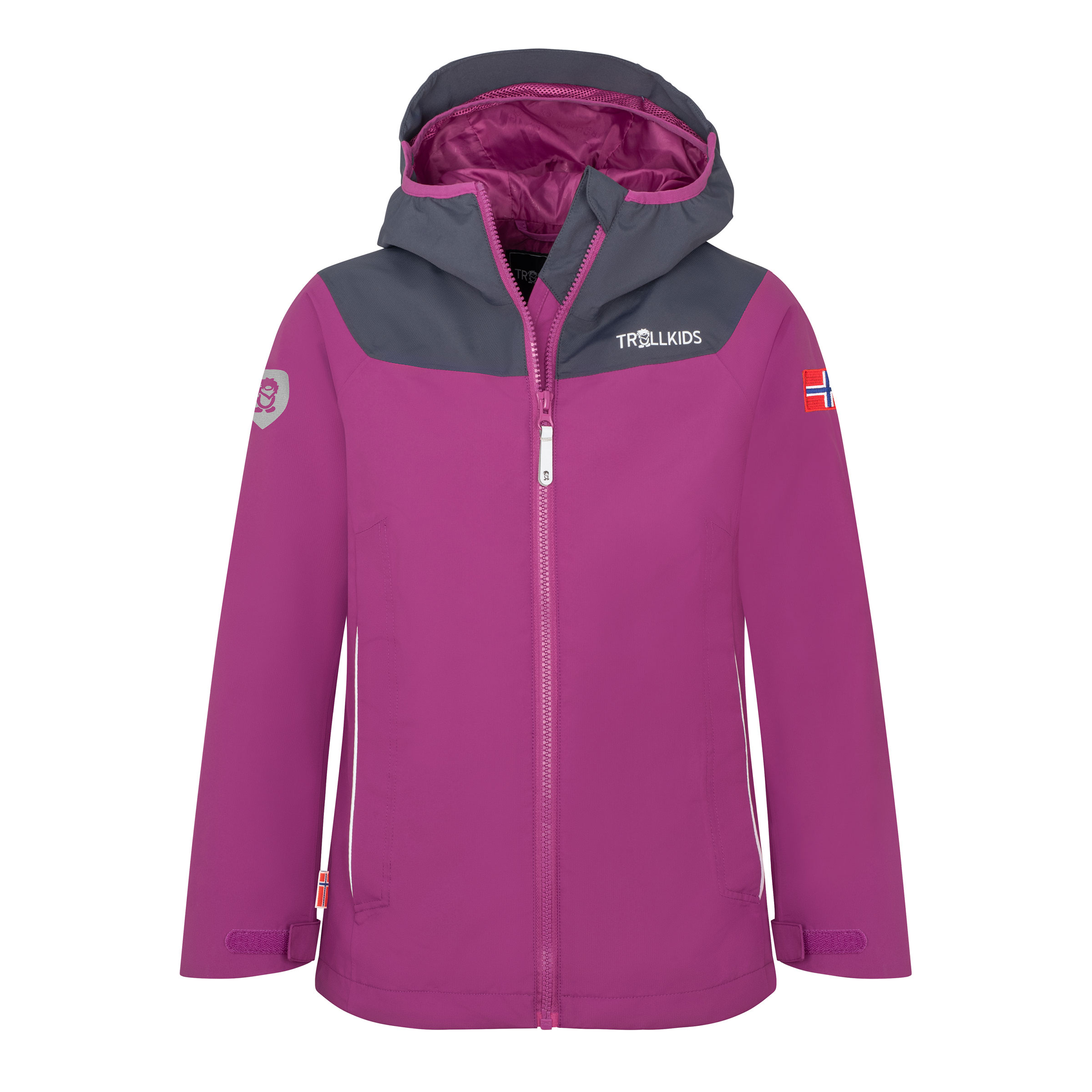 Trollkids Girls Bergen Kinder Regenjacke lila Größe 176 Trekking Widerstandsfähig Wasserabweisend