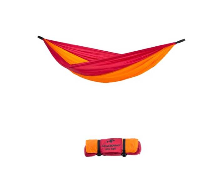 Amazonas AZ-1030412 Amazonas Ultralight Adventure Wandelen Hangmat, Rood, Null