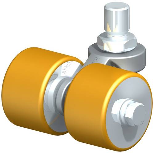 Blickle 839206 LD-VSTH 50K Doppel-Lenkrolle Rad-Durchmesser: 50mm Tragfähigkeit (max.): 250kg 1St.