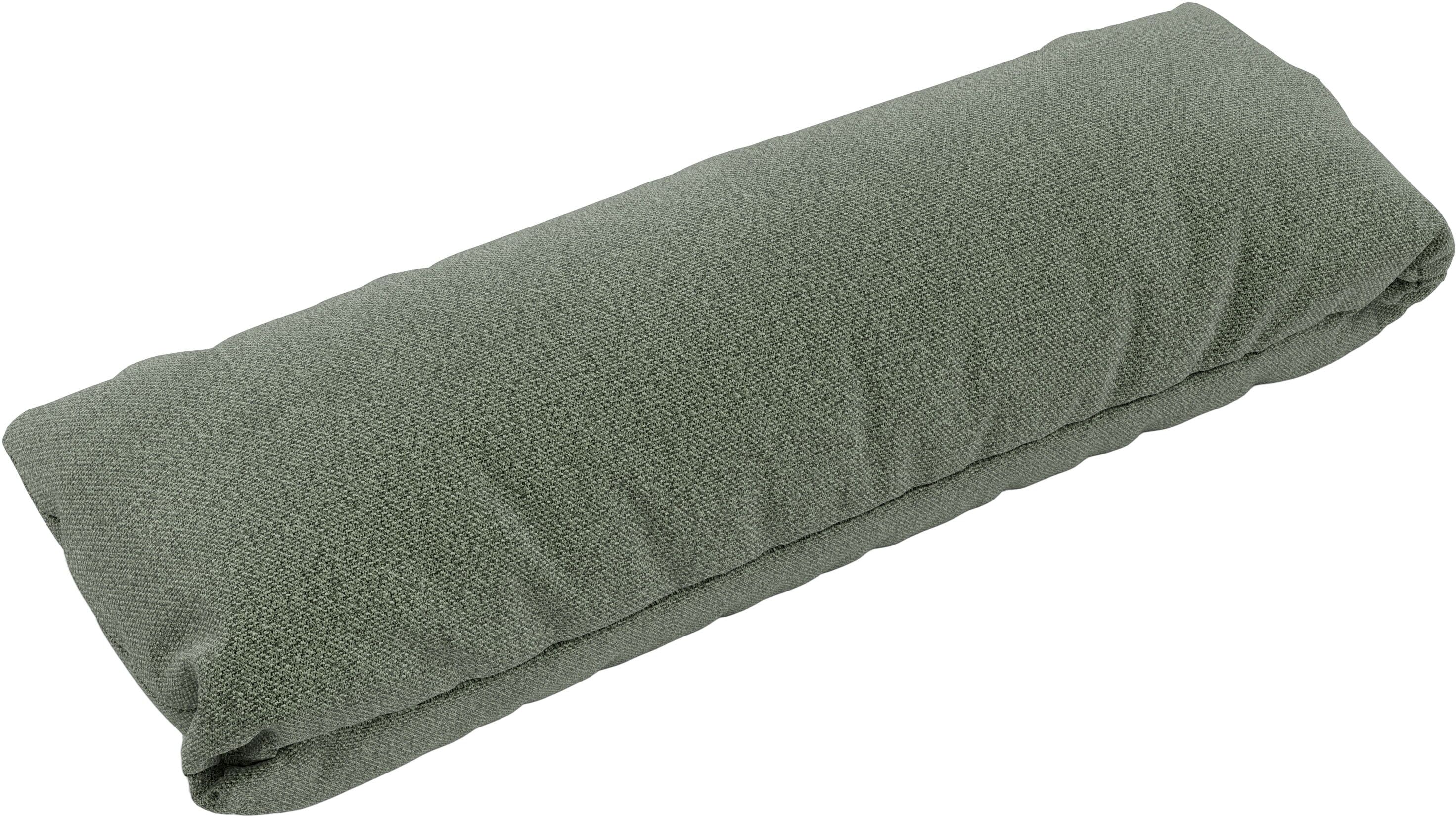 Dekokissen MUSTERRING "JUSTB PM100, perfektes Komfort-Extra", grün (flachgewebe simply clean, light turtle, meliert unifarben), B:74cm H:11cm L:25cm, Faserbällchen, Dekokissen_Sitzkissen_Kissenhüllen, Dekokissen, Ergonomische Unterstützung, passender Look