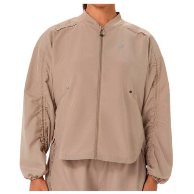 Asics - Women's Nagino Run Adjustable Jacket - Laufjacke Gr S braun