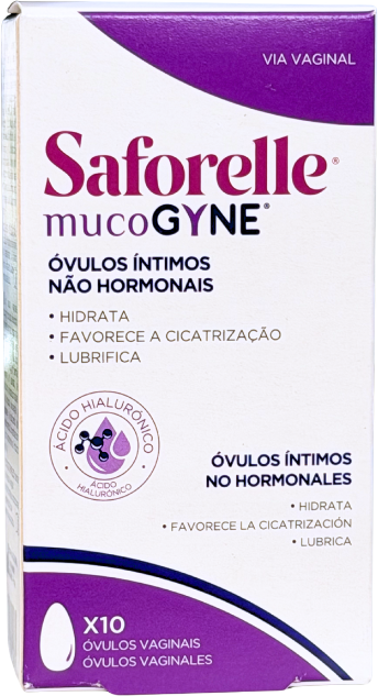 Saforelle Mucogyne Óvulos Vaginais 10 unidades