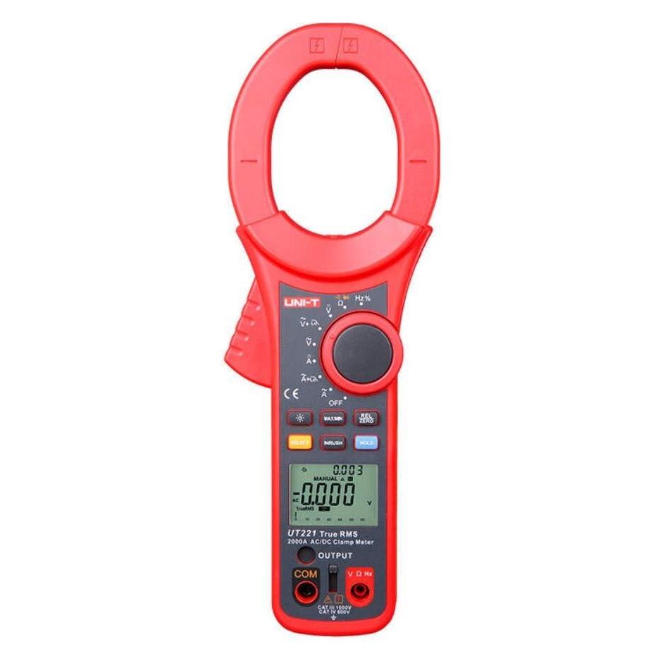 Uni-T UT222 Zangenmultimeter - 2500 A - 1000 V AC/DC - TRMS (Zangenstrommesser) (UT222)