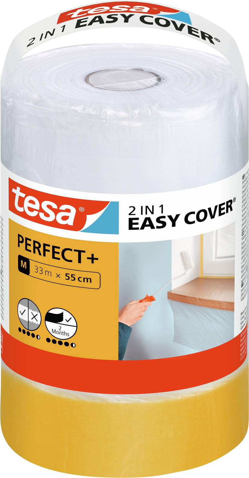 tesa Easy Cover Perfect+ Nachfüllung M 33m x 55cm
