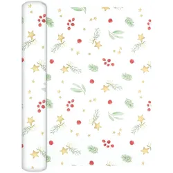 Home Fashion, TL Wonderful Christmas, Tischläufer, 250 cm x 33 cm, aufgerollt, 1 Stück pro Pack