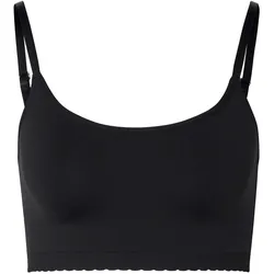 Tchibo - Seamless-Bustier mit Spitze - Damen - Gr. L - schwarz