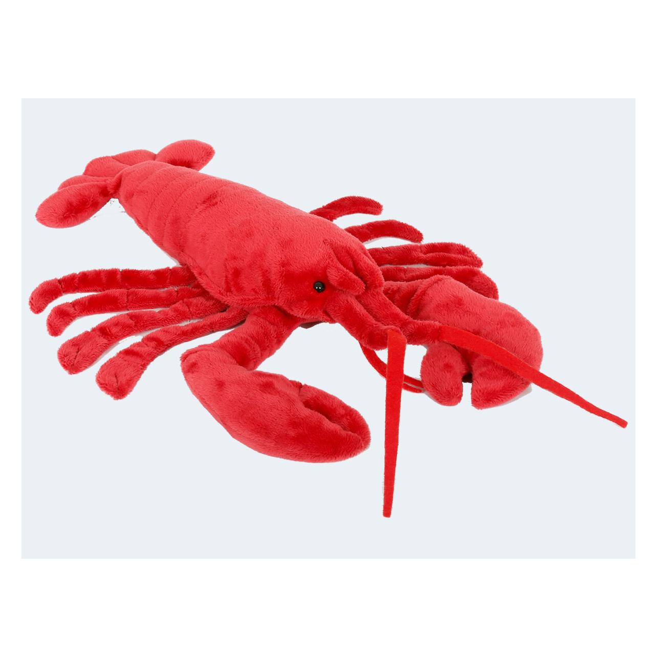 Semo Unbekannt Stofftier Hummer 30 cm, Kuscheltiere Plüschtiere Meerestiere Ozean Krebse Wasser Tier (30 cm) (ZZ-12LR006)