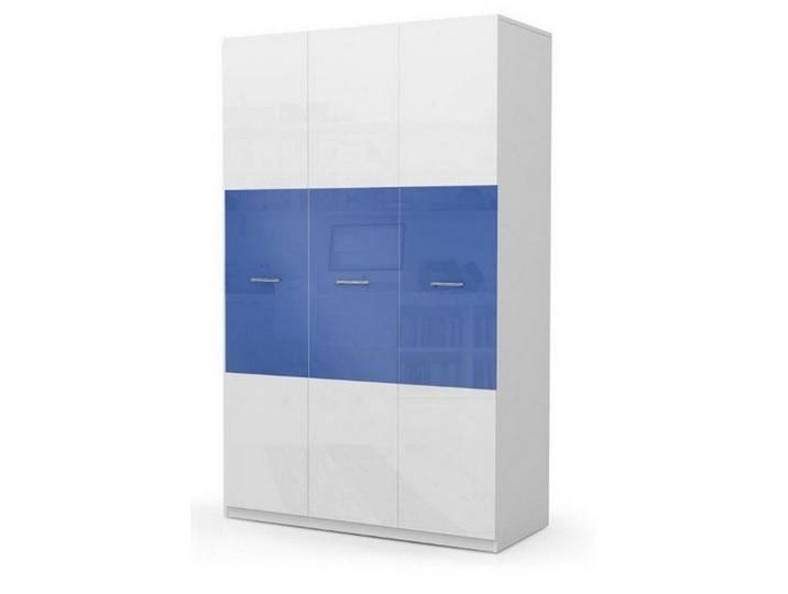JVmoebel Kinderkleiderschrank Moderner Holz-Kleiderschrank in Blau für Kinderzimmer (1-St) Made in Europa