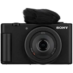 Sony ZV-1F (20 mm, 1"), Kamera, Silber, Schwarz