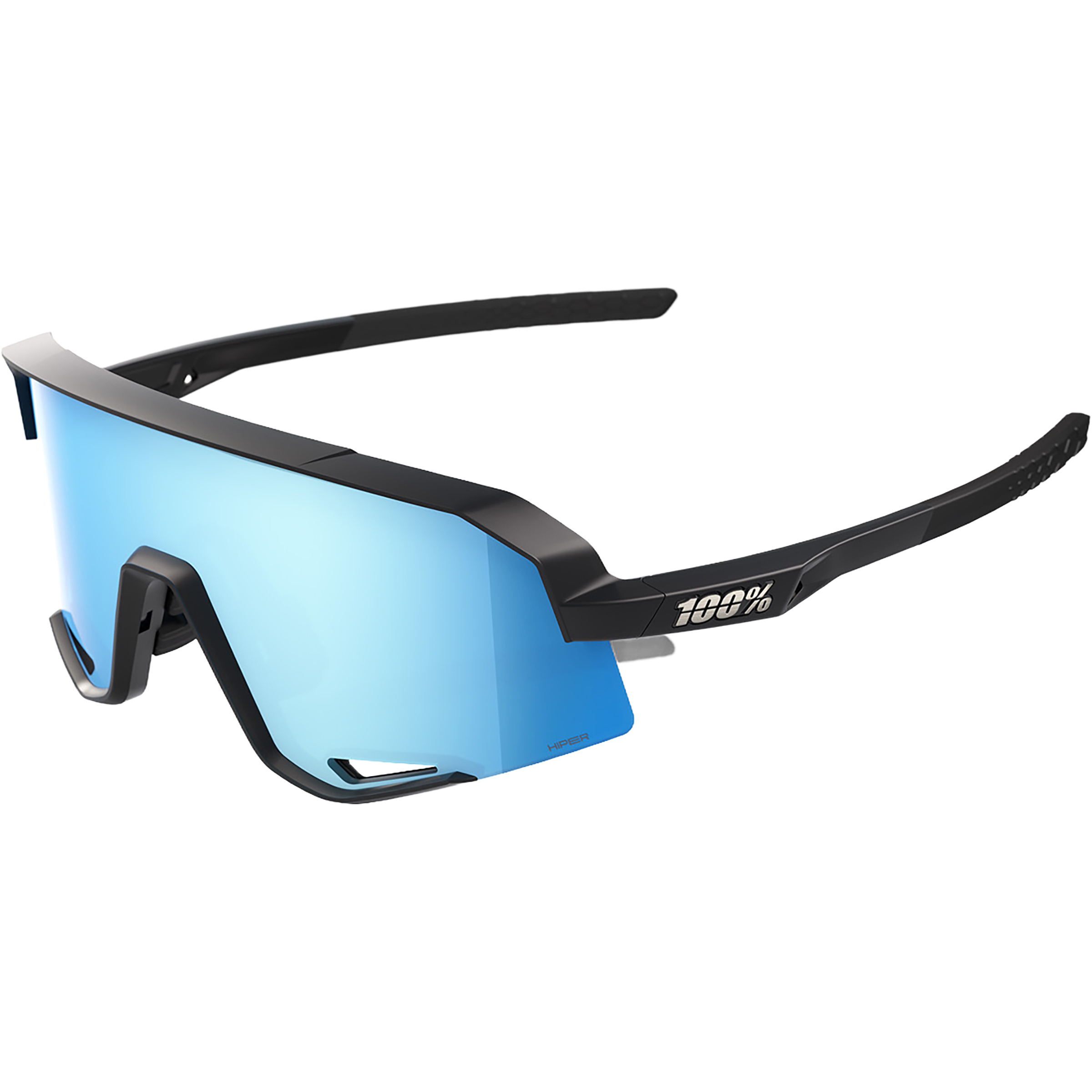 100% Slendale HiPER Multilayer Mirror Sportbrille Sportbrillen & Sportsonnenbrillen schwarz Rennrad | Lifestyle
