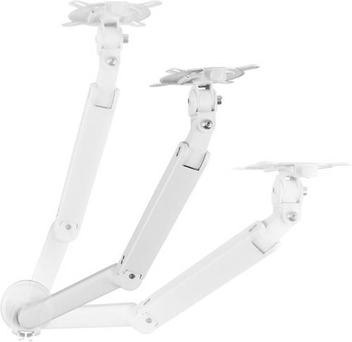 One For All Solid Single white Monitor-Tischhalterung 1 Display(s) 33cm (13 ) - 88,9cm (35 ) Weiß Höhenverstellbar, Schwenkbar