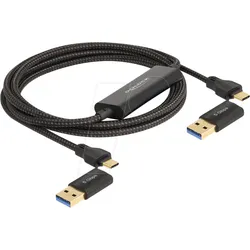 DELOCK 83014 - KM Switch Kabel, USB Type-C, 2 m