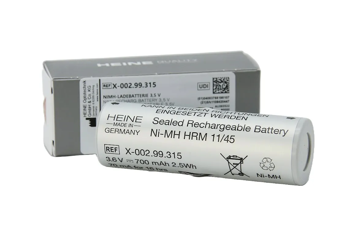 Heine Optotechnik GmbH Heine Ladebatterie 3,5 V (NiMH) Akku wiederaufladbar für Beta Ladegriffe X-002.99.315