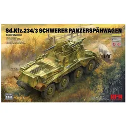 Rye Field Model Sd.Kfz.234/3 Schwerer Panzerspahwagen 7.5cm Stummel