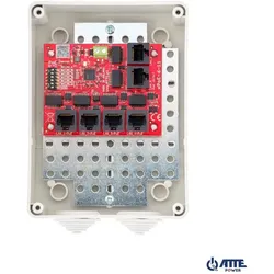 Atte SWITCH 6-PORTOWY POE xPoE-6-11-S3 (6 Ports), Netzwerk Switch, Schwarz