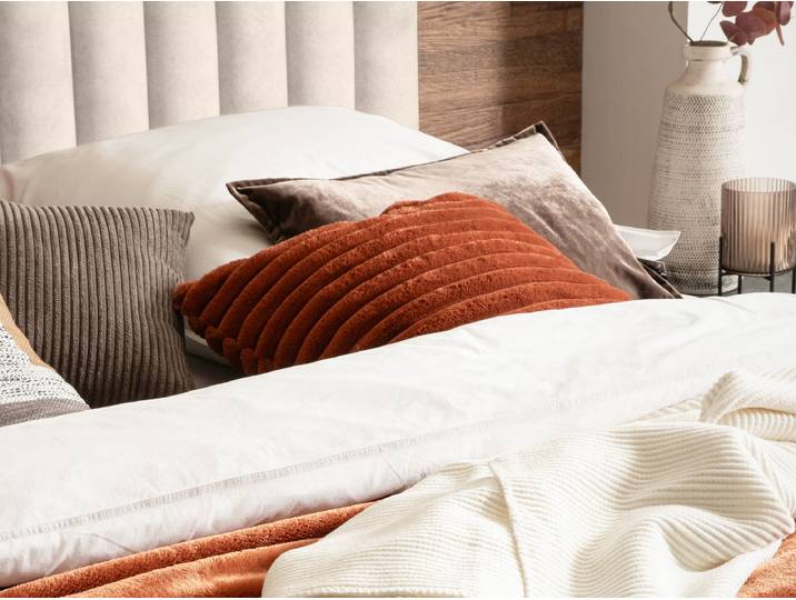 Coussin Polar Cuivre/Marron rouille 30 x 50cm Polyester