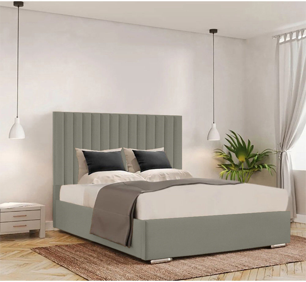 Ivy Bronx Celetha Bed Frame Asphalt Double (4'6)