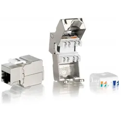 equip Keystone Jack geschirmt Cat.6 LSA Premium 8er Set Polybeutel, Zubehör Netzwerk