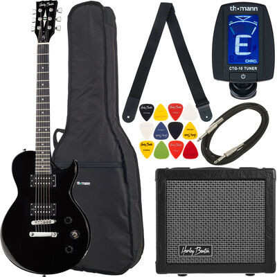 Harley Benton SC-200 BK Student JamPack Noir