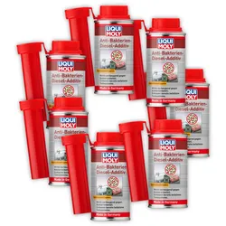 7x Additiv LIQUI MOLY 21721 Anti-Bakterien-Diesel-Additiv Kraftstoff Biozid 125 ml