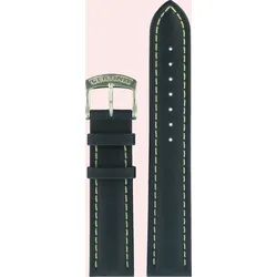 Certina - Leder Ds Sprinter Lederband Blau 19/18mm C600007048 - blau,genarbt,rind