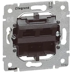 Legrand Creo DATENDOSE UTP RJ45 2-Fach KAT6 775830, Schalter + Taster