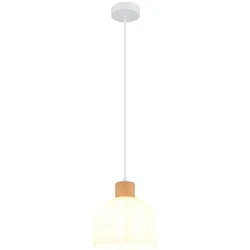 Hängeleuchte Pendelleuchte Wohnzimmerlampe Höhenverstellbar Weiß Metall H 120 cm